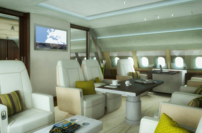 Airplane Interiors - 3D Visualisierung - Flugzeug-Interieurs